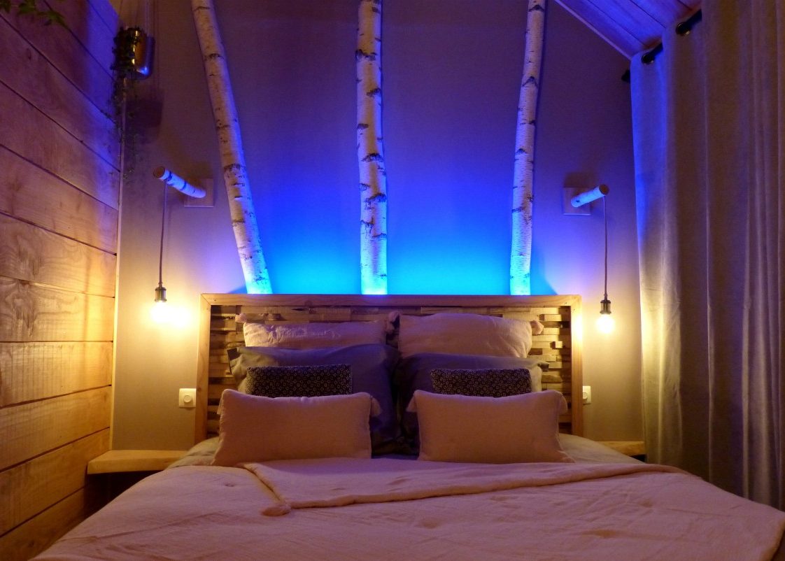 Le coin nuit Le bain de campagne cabane et spa le coin nuit