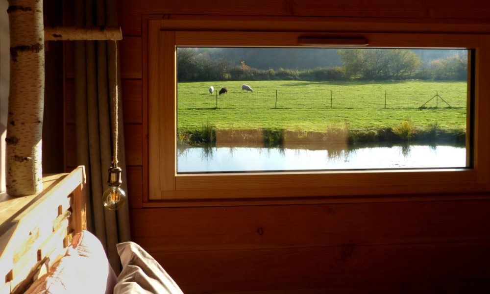 Vue de la chambre Le bain de campagne