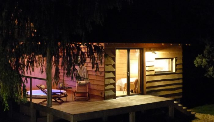 le bain de campagne cabane et spa privé